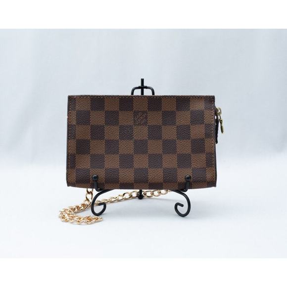Louis Vuitton Marais Bucket Zip Pouch Damier Ebene AR0978 - Picture 1 of 14
